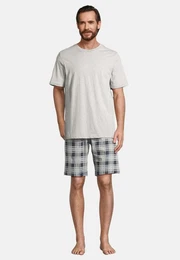 Pyjama Night & Home (Set, 2 tlg) Schlafanzug - Baumwolle - Atmungsaktiv - Hose mit seitlichen Taschen