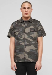 Brandit US Shirt Dunkelgrün/Dunkelblau/Grau/Dunkelgrau/Schwarz