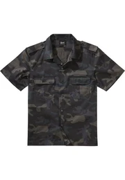 Langarmhemd Herren Short Sleeves US Shirt (1-tlg)