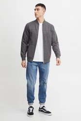 Blend Sweatjacke BHArco Dunkelgrau/Hellgrau/Grau
