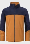 Schöffel Strickfleece-Pullover Style Karif MNS Braun/Dunkelblau/Orange