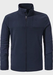 Schöffel Strickfleece-Pullover Style Karif MNS Dunkelblau/Blau