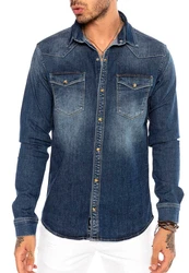 RedBridge Jeanshemd Blau/Dunkelblau/Hellblau