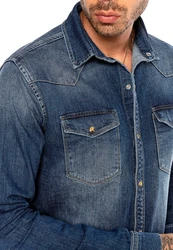 RedBridge Jeanshemd Blau/Dunkelblau/Hellblau
