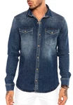 RedBridge Jeanshemd Blau/Dunkelblau/Hellblau