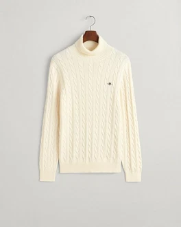 Gant Strickpullover COTTON CABLE TURTLE NECK