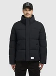 khujo Steppjacke DUNGH MATT Schwarz