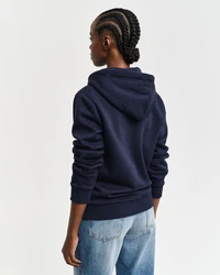 Gant Sweatshirt Sweatjacke Regular Fit Dunkelblau/Blau/Hellblau