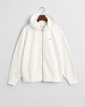 Gant Sweatshirt Zip Hoodie Shield Relaxed Fit 