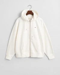 Gant Sweatshirt Zip Hoodie Shield Relaxed Fit 
