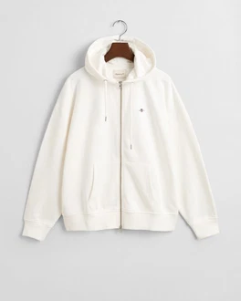 Gant Sweatshirt Zip Hoodie Shield Relaxed Fit Gant Sweatshirt Zip Hoodie Shield Relaxed Fit