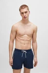 BOSS Badeshorts Iconic beige/dunkelblau/schwarz/weiß