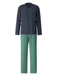 CALIDA Pyjama Season Special Herren Grün/Türkis/Blau/Dunkelgrün/Dunkelblau