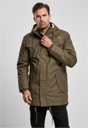 Brandit Herren Marsh Lake Parka Dunkelgrün/Khaki/Braun