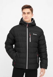 Bench. Steppjacke GAUDINO Schwarz/Rosa/Lila/Rot