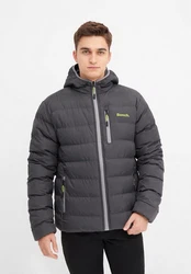 Bench. Steppjacke GAUDINO Hellgrau/Dunkelgrau/Grau/Grün/Lila