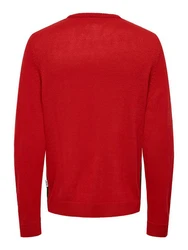 ONLY & SONS Strickpullover ONSXMAS REG 5 PLACEMENT CREW KNIT Orange/Dunkelrot/Rot/Grün