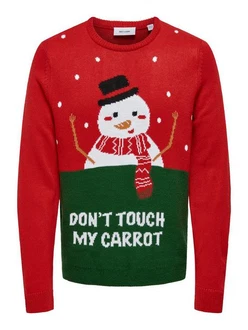 ONLY & SONS Strickpullover ONSXMAS REG 5 PLACEMENT CREW KNIT