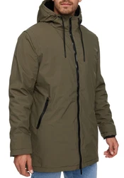 Indicode Langjacke INChanto Dunkelgrün/Khaki/Braun/Grün