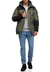 Indicode Steppjacke INKayce Dunkelgrün