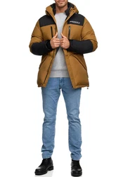 Indicode Steppjacke INKayce Braun/Khaki/Beige