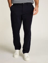 Tommy Hilfiger Chinohose Denton Chino Satin Dunkelblau/Blau
