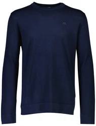 Lindbergh Rundhalspullover Dunkelblau/Blau