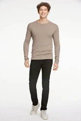 Lindbergh Rundhalspullover Khaki/Beige/Braun/Grau