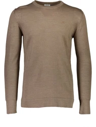 Lindbergh Rundhalspullover Khaki/Beige/Braun/Grau