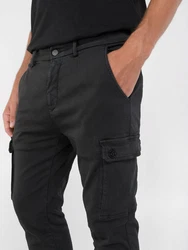 Replay Cargohose JAAN Hyperflex Khaki/Schwarz/Dunkelgrau/Dunkelgrün/Grau