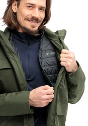 Maier Sports Funktionsjacke WOUT Herren Outdoor-Jacke Dunkelgrün/Braun/Grün/Khaki