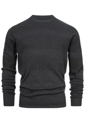 Kronstadt Pullover Hannes Dunkelgrau/Grau