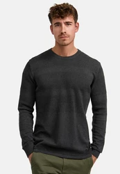 Kronstadt Pullover Hannes Dunkelgrau/Grau