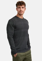 Kronstadt Pullover Hannes Dunkelgrau/Grau