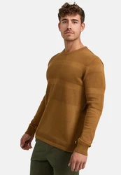 Kronstadt Pullover Hannes Braun/Khaki/Orange