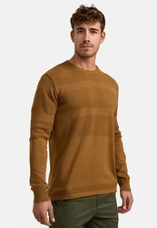 Kronstadt Pullover Hannes Braun/Khaki/Orange