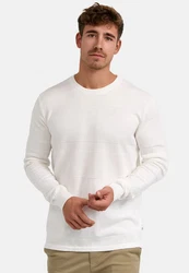 Kronstadt Pullover Hannes Weiß/Creme/Grau