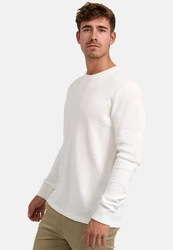 Kronstadt Pullover Hannes Weiß/Creme/Grau