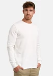 Kronstadt Pullover Hannes Weiß/Creme/Grau