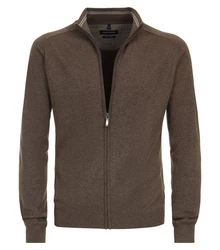 CASAMODA Cardigan Langarm mit Reißverschluss Strickjacke (004450) uni (004450)