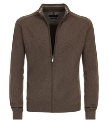 CASAMODA Cardigan Langarm mit Reißverschluss Strickjacke (004450) uni (004450)