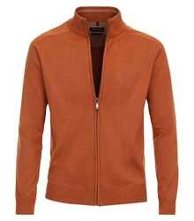 CASAMODA Cardigan Langarm mit Reißverschluss Strickjacke (004450) uni (004450)