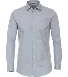 VENTI Langarmhemd 123955800 Grau/Blau