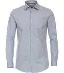 VENTI Langarmhemd 123955800 Grau/Blau