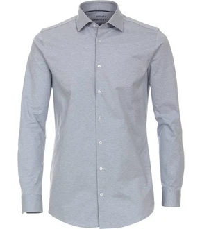 VENTI Langarmhemd 123955800 Grau/Blau VENTI Langarmhemd 123955800 Grau/Blau