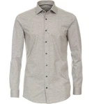VENTI Langarmhemd 123955800 Grau/Beige/Braun/Hellgrau