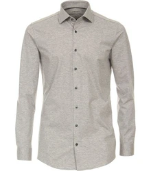 VENTI Langarmhemd 123955800 Grau/Beige/Braun/Hellgrau