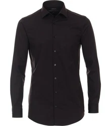 VENTI Langarmhemd 123955800 Schwarz/Braun/Grau/Rot/Dunkelbraun
