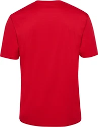 hummel T-Shirt Hmlessential Jersey Rot/Dunkelrot