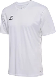 hummel T-Shirt Hmlessential Jersey Weiß/Grau/Creme